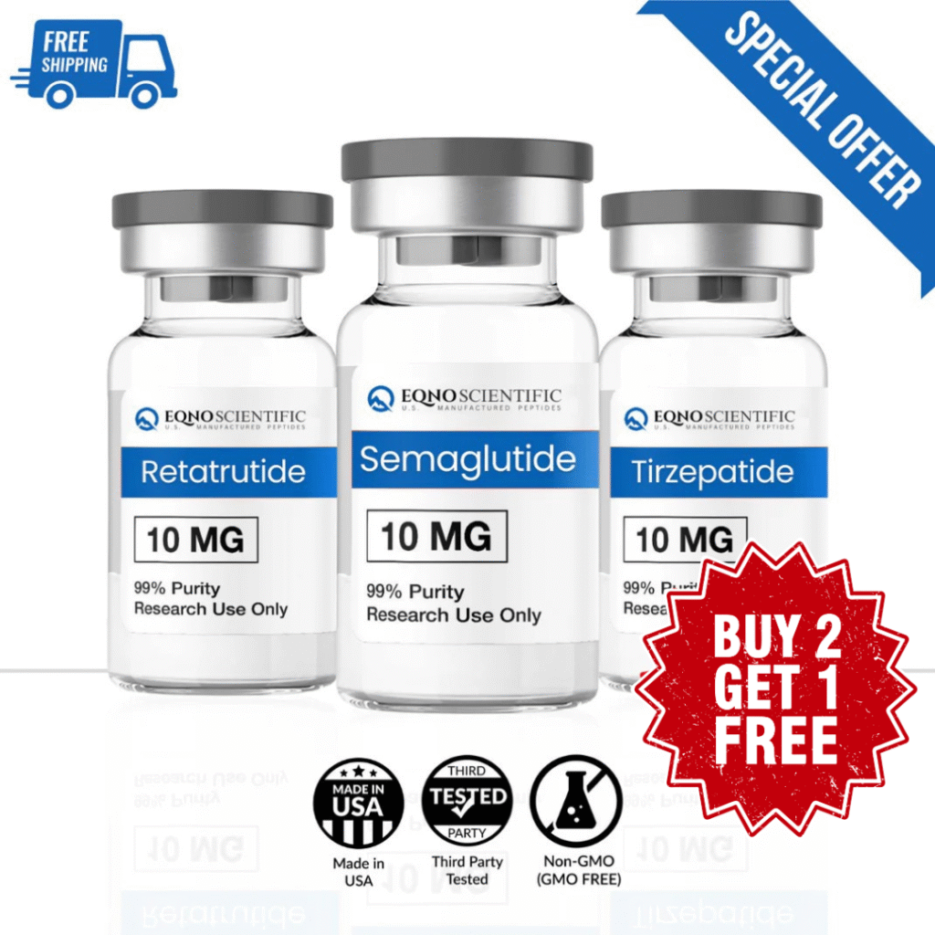 Retatrutide vial for laboratory research and weight management studies